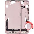 Midframe/Rahmen m. Ladebuchse f. iPhone 15 Plus OEM A Pink