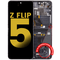 Innen OLED-Display mit Rahmen für Samsung Galaxy Z Flip 5 Refurbished Graphite