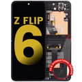 Inneres OLED-Display mit Rahmen f. Samsung Z Flip 6 Refurbished Schwarz