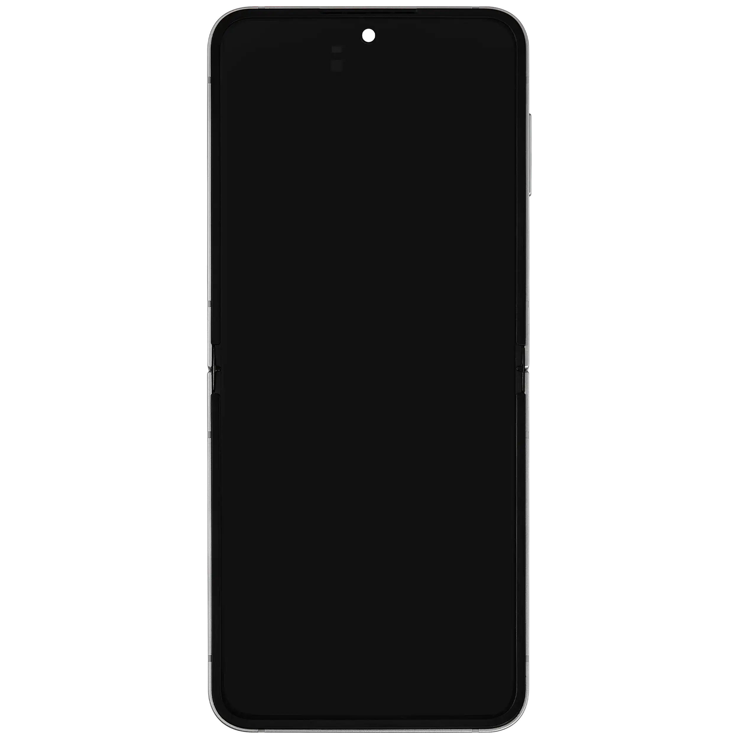 Inner OLED-Display mit Rahmen Compatible für Samsung Galaxy Z Flip 6 (F741) (US & International) (Refurbished) (Weiß)