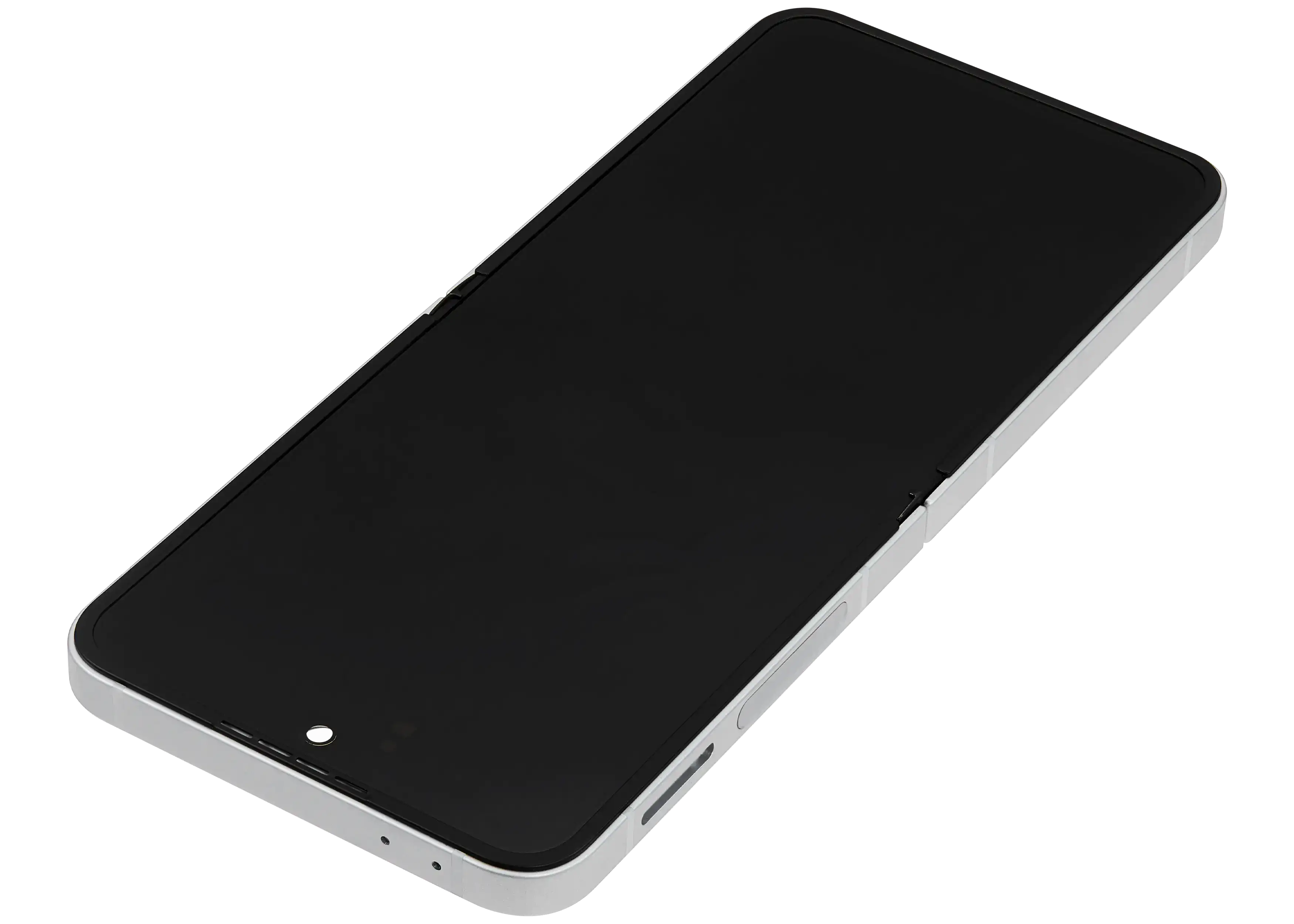Inner OLED-Display mit Rahmen Compatible für Samsung Galaxy Z Flip 6 5G (F741) (US & International) (Aftermarket) (Weiß)