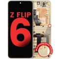 Inner OLED-Display mit Rahmen für Samsung Galaxy Z Flip 6 Gelb Aftermarket Plus