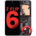Internal OLED Assembly with Frame Compatible for Samsung Galaxy Z Flip 6 5G (F741) (US & International) (Aftermarket Plus) Black
