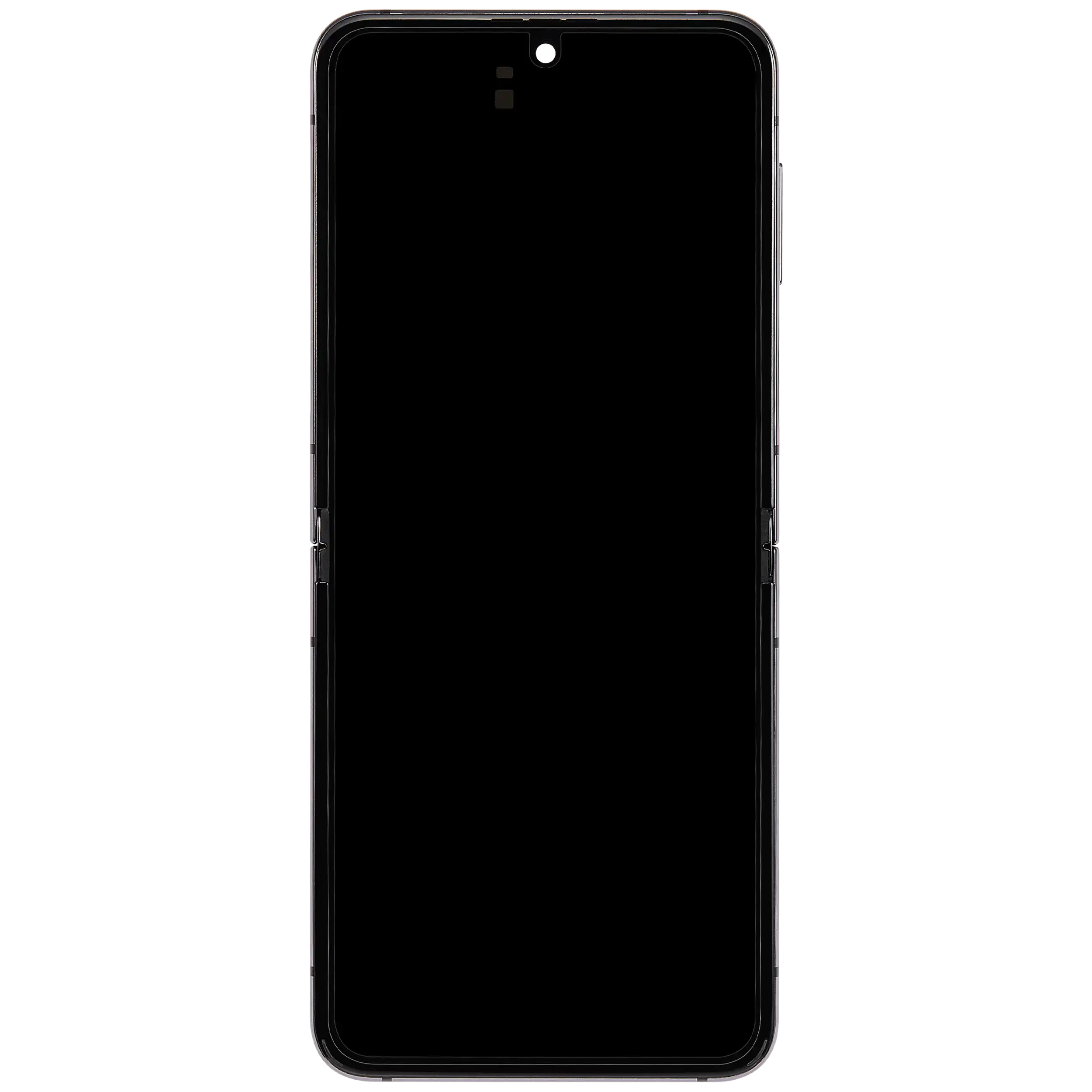 Inner OLED-Display mit Rahmen Compatible für Samsung Galaxy Z Flip 5 5G (F731) (US & International) (Aftermarket Plus) (Grau)