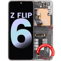 Samsung Galaxy Z Flip 6 5G OLED-Display mit Rahmen Silver Shadow Service Pack