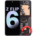Inneres OLED-Bauteil mit Rahmen für Samsung Z Flip 6 5G (Service Pack) (Schwarz)