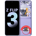 Inner OLED Assembly with Frame for Samsung Galaxy Z Flip 3 5G (US & International) (Service Pack) (Lavender)