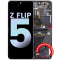Inner OLED-Display mit Rahmen für Samsung Galaxy Z Flip 5 Graphite Service Pack