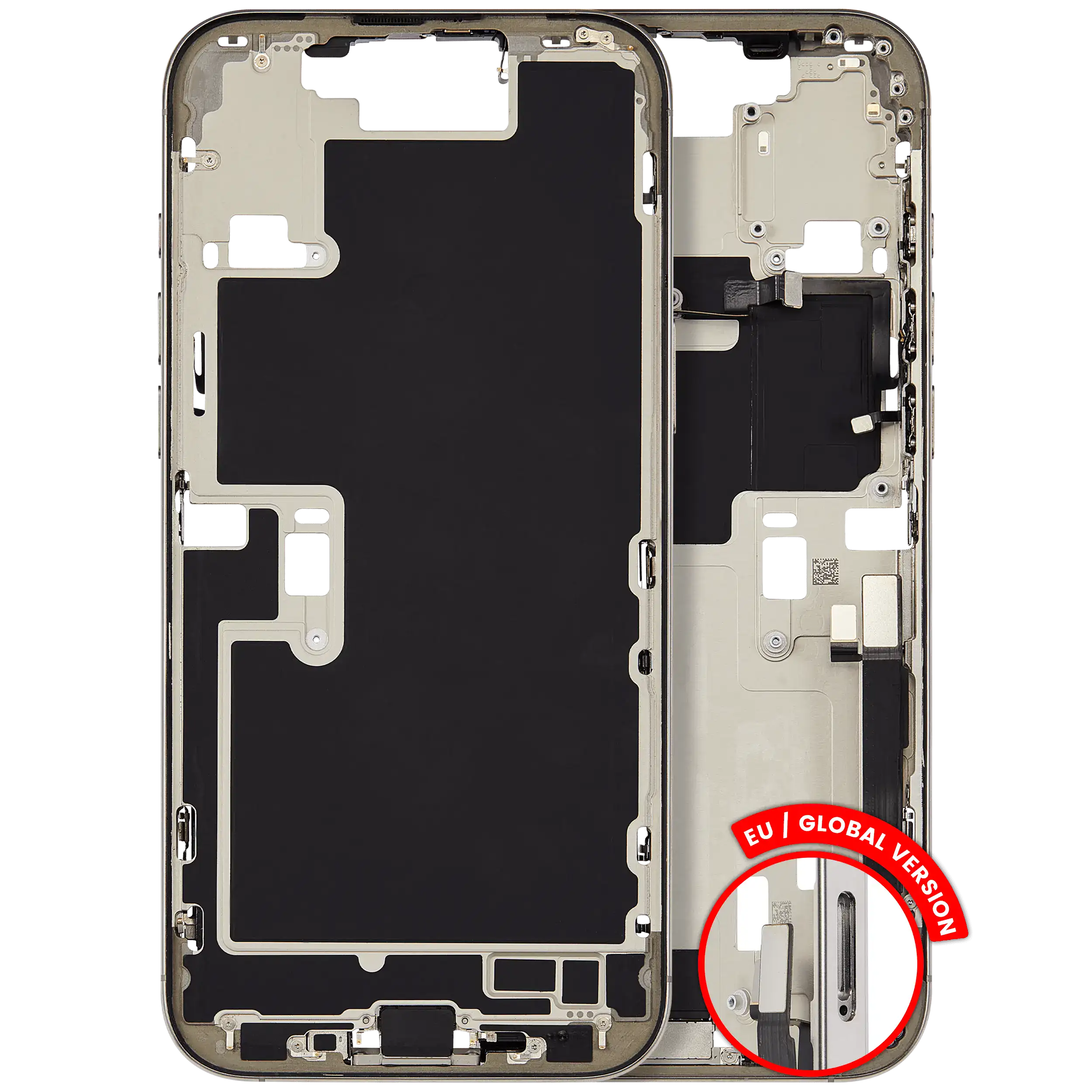 Original Apple-Ausbau A gebraucht – iPhone 16 Pro Max EU / Rahmen Natur