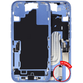 Midframe/Frame for iPhone 16 (US Version) with Charging Port Flex and Small Parts – Used OEM, Grade B – Ultramarine