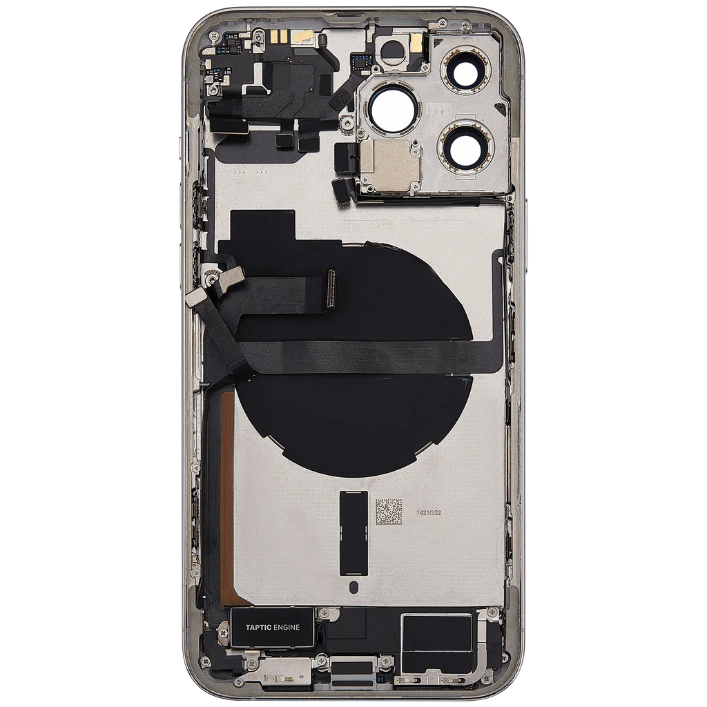 Original Apple-Ausbau B gebraucht – iPhone 13 Pro Max Backcover/Rahmen Silber