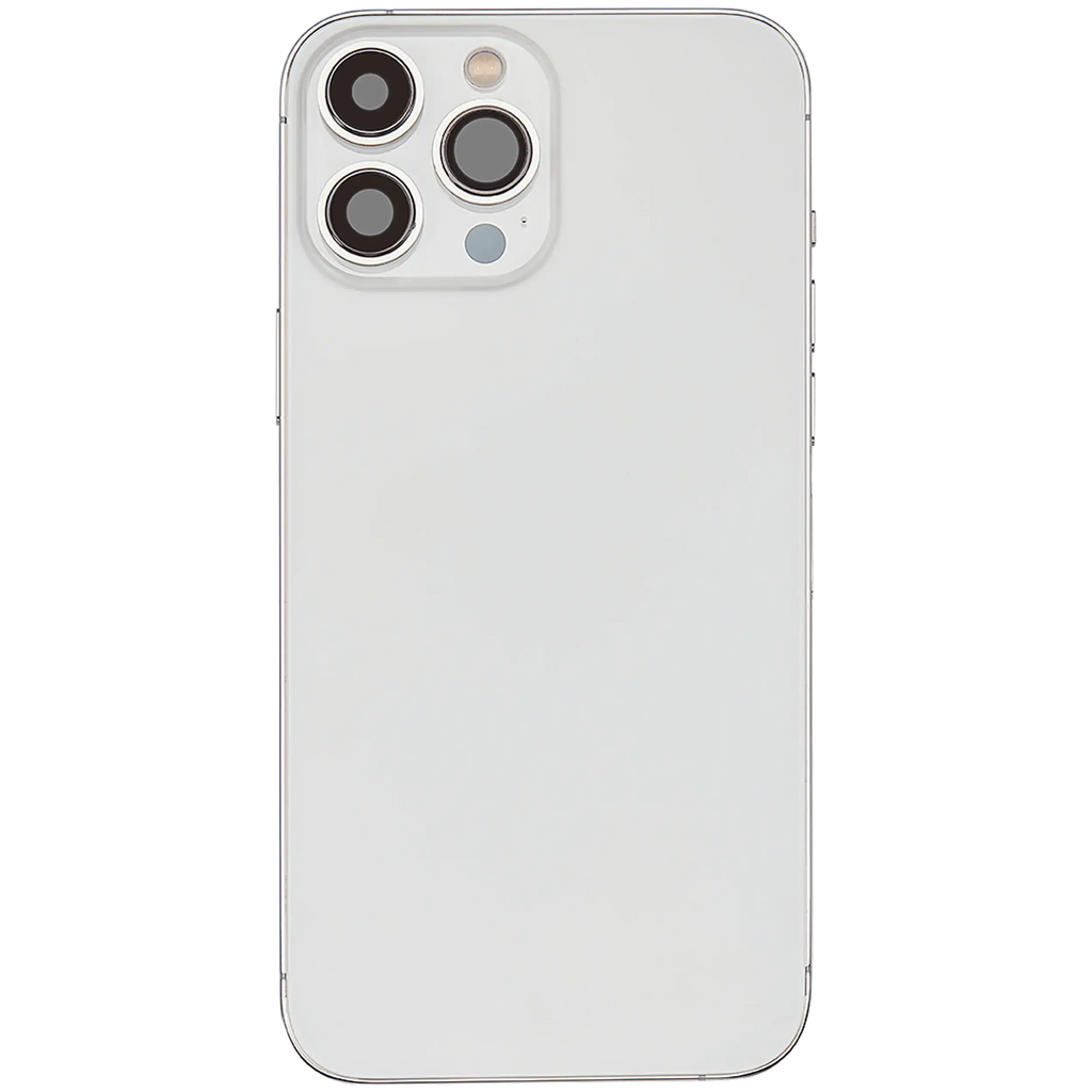 Original Apple-Ausbau B gebraucht – iPhone 13 Pro Max Backcover/Rahmen Silber
