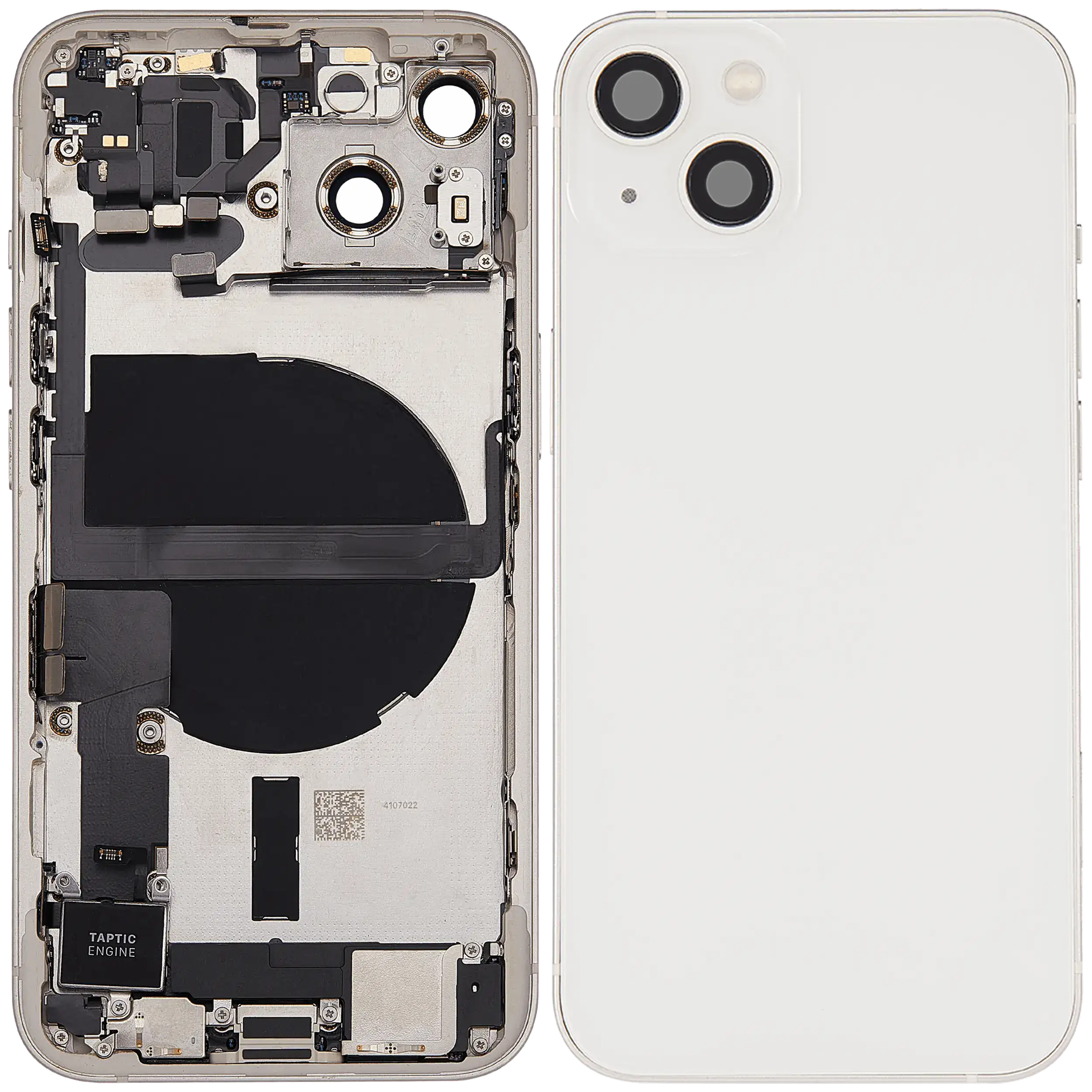 Original Apple-Ausbau C gebraucht – iPhone 13 EU / Backcover/Rahmen Polarstern