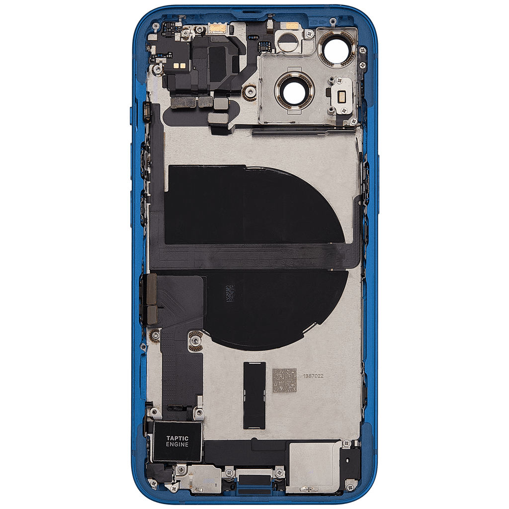 Original Apple-Ausbau C gebraucht – iPhone 13 EU / Backcover/Rahmen Blau