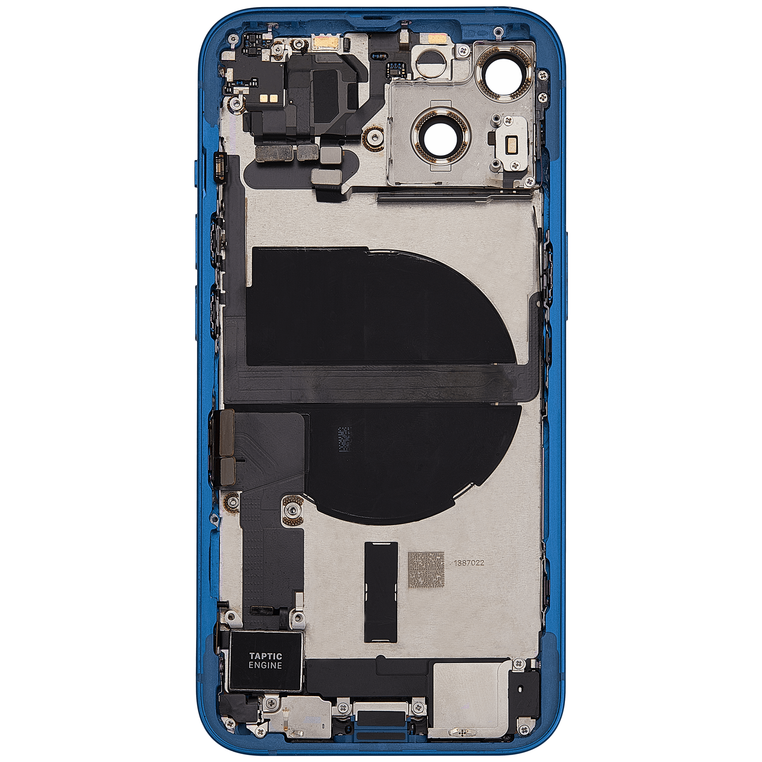 Original Apple-Ausbau C gebraucht – iPhone 13 EU / Backcover/Rahmen Blau