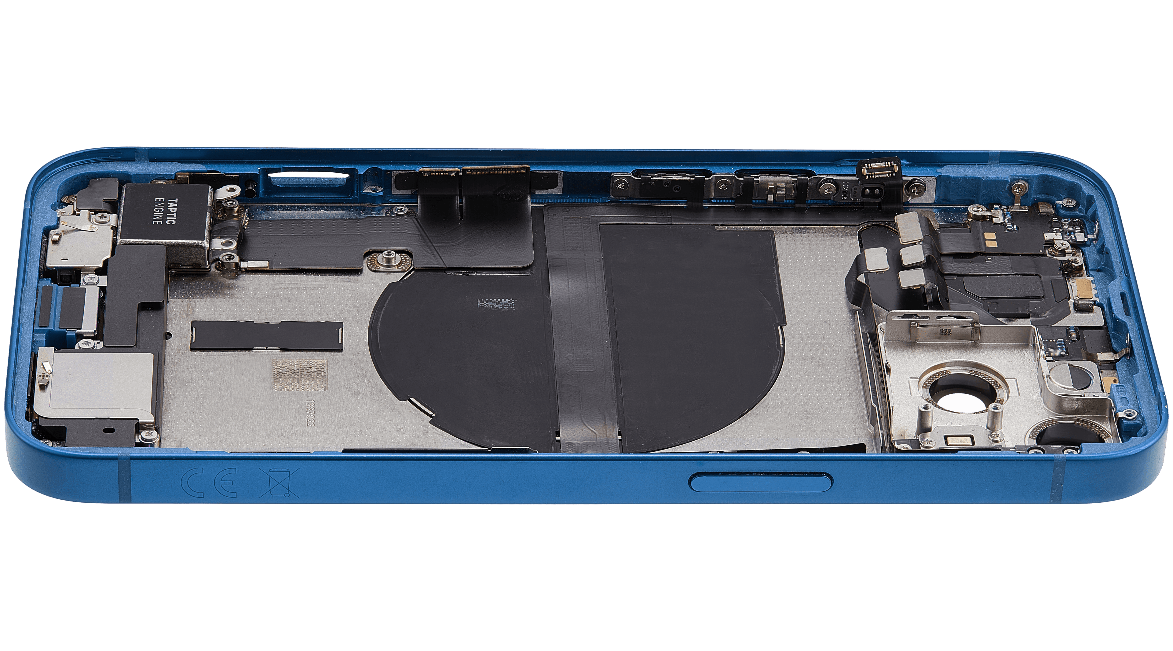 Original Apple-Ausbau C gebraucht – iPhone 13 EU / Backcover/Rahmen Blau