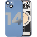 Back Cover with MagSafe Magnet for iPhone 14 (Used OEM Part, Grade B) (Blue)