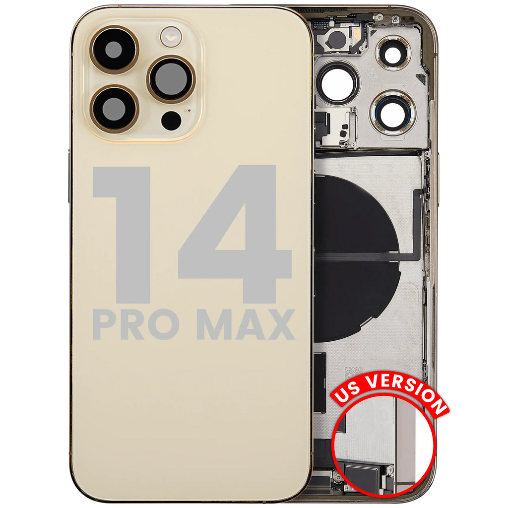 Original Apple-Ausbau B gebraucht – iPhone 14 Pro Max Backcover/Rahmen Gold