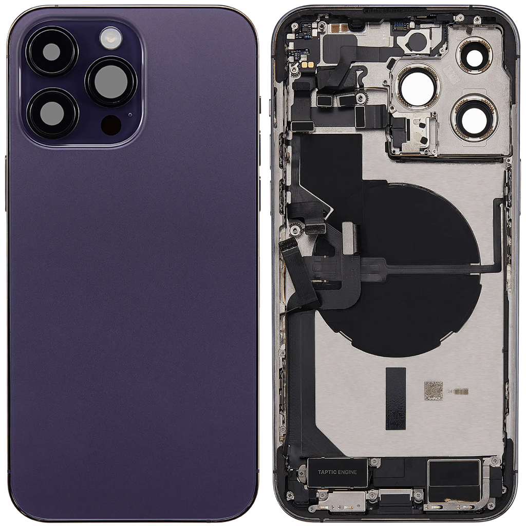 Original Apple-Ausbau B gebraucht – iPhone 14 Pro Backcover/Rahmen Deep Violett