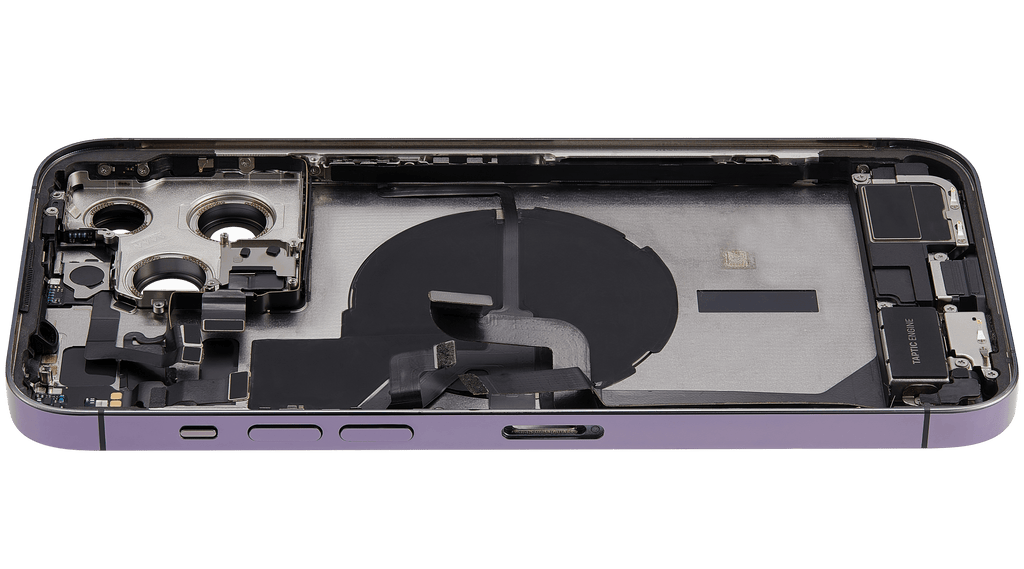 Original Apple-Ausbau B gebraucht – iPhone 14 Pro Backcover/Rahmen Deep Violett