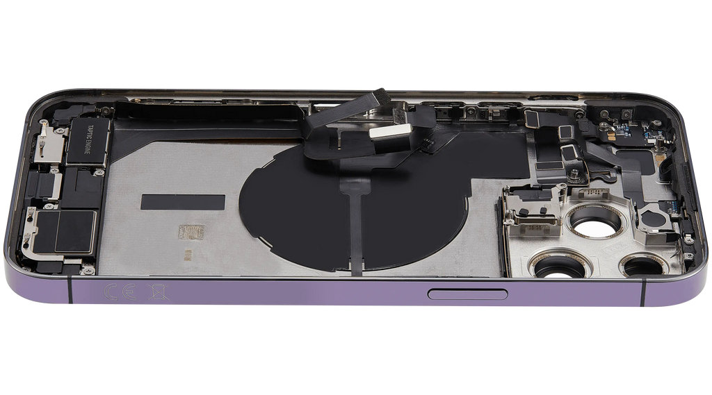 Original Apple-Ausbau B gebraucht – iPhone 14 Pro Backcover/Rahmen Deep Violett