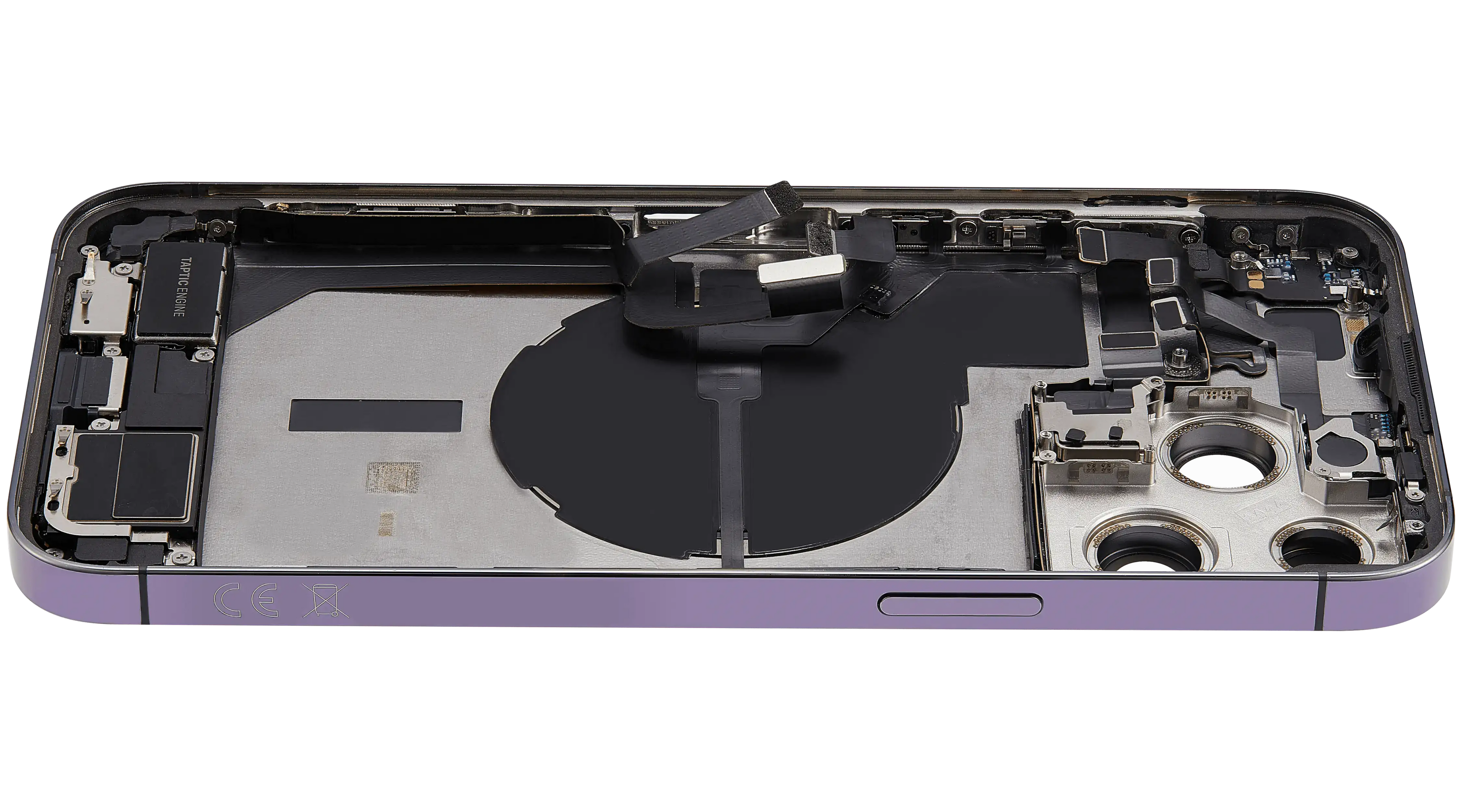 Original Apple-Ausbau B gebraucht – iPhone 14 Pro Backcover/Rahmen Deep Violett