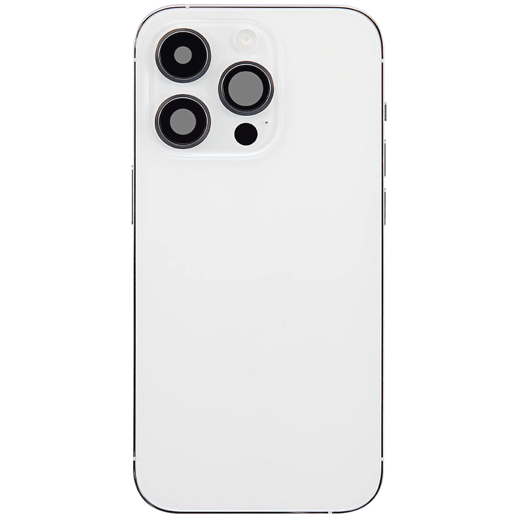 Original Apple-Ausbau C gebraucht – iPhone 14 Pro Backcover/Rahmen Silber