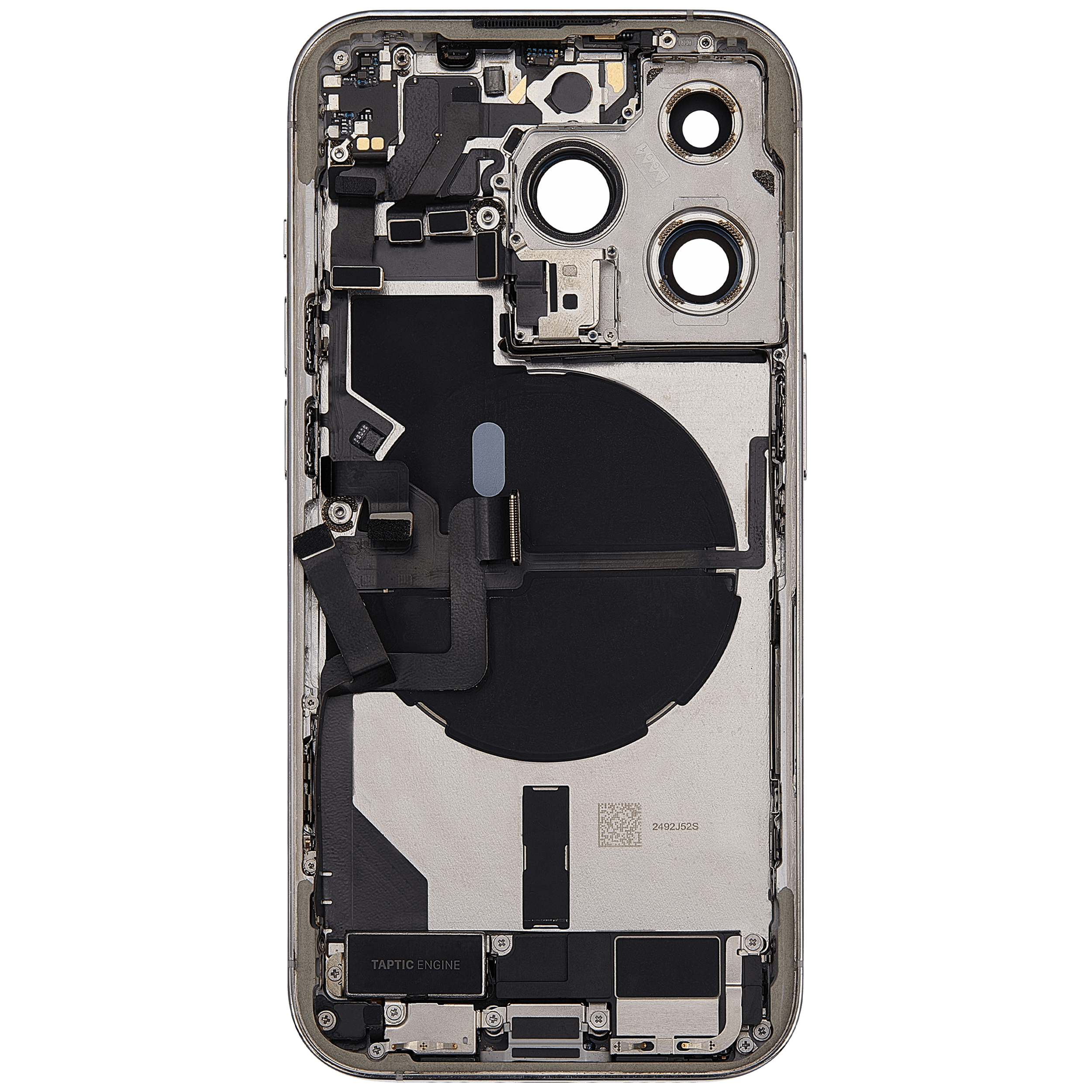 Original Apple-Ausbau C gebraucht – iPhone 14 Pro Backcover/Rahmen Silber