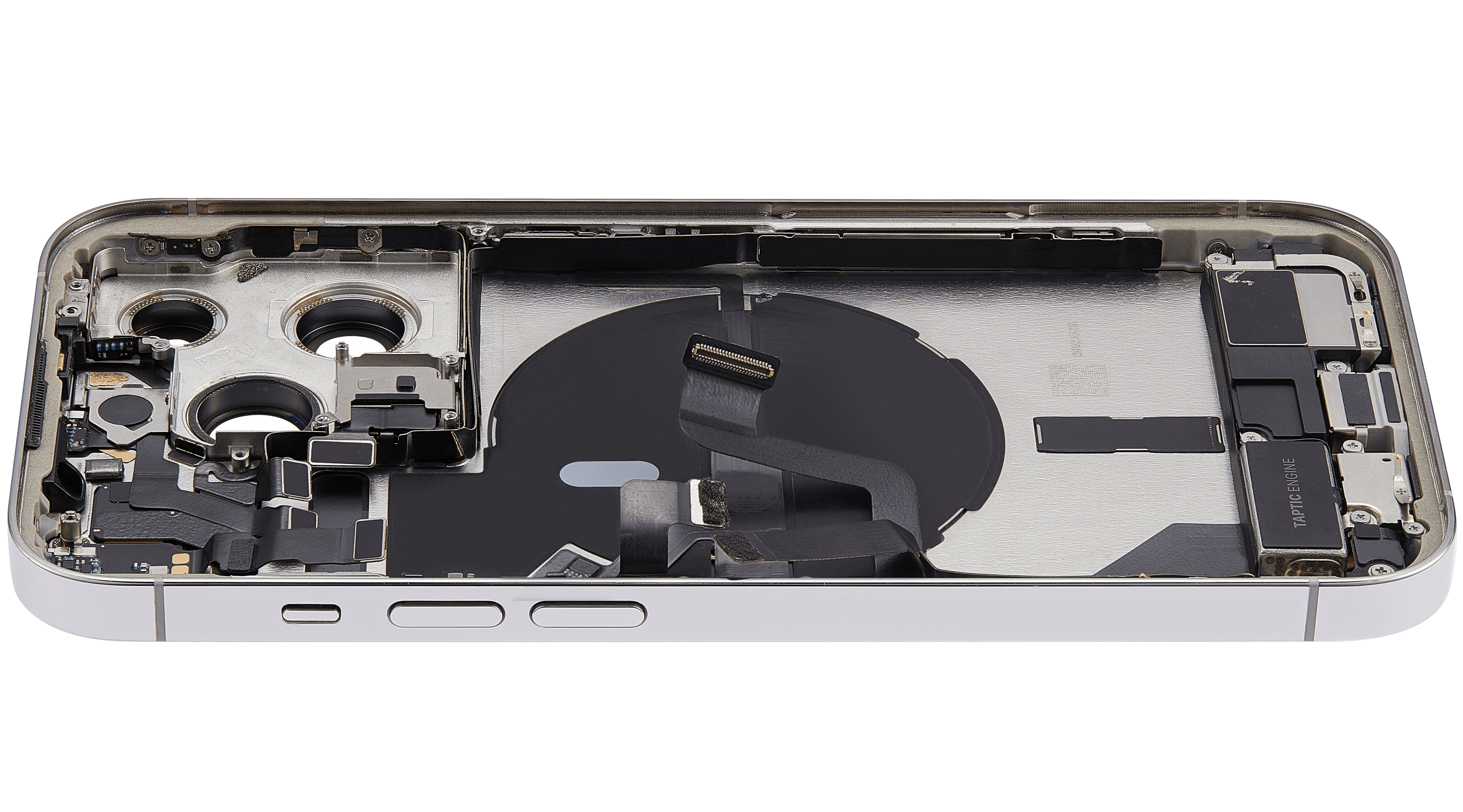 Original Apple-Ausbau C gebraucht – iPhone 14 Pro Backcover/Rahmen Silber