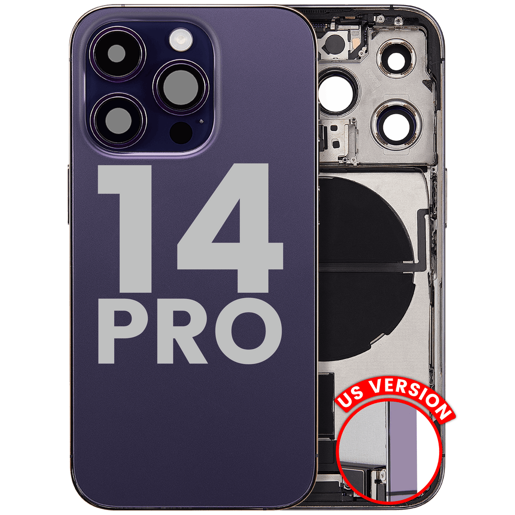 Original Apple-Ausbau B gebraucht – iPhone 14 Pro Backcover/Rahmen Deep Violett