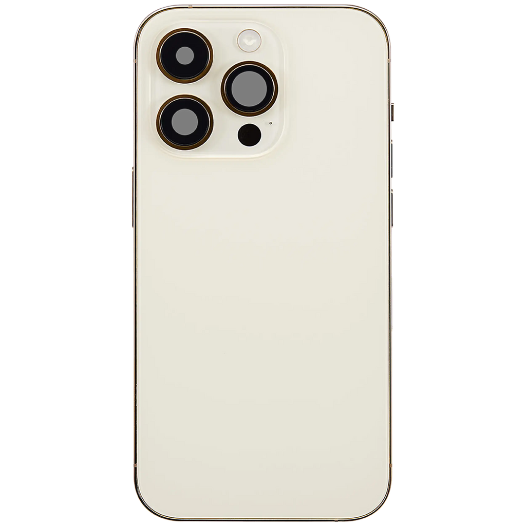 Original Apple-Ausbau A gebraucht – iPhone 14 Pro Backcover/Rahmen Gold