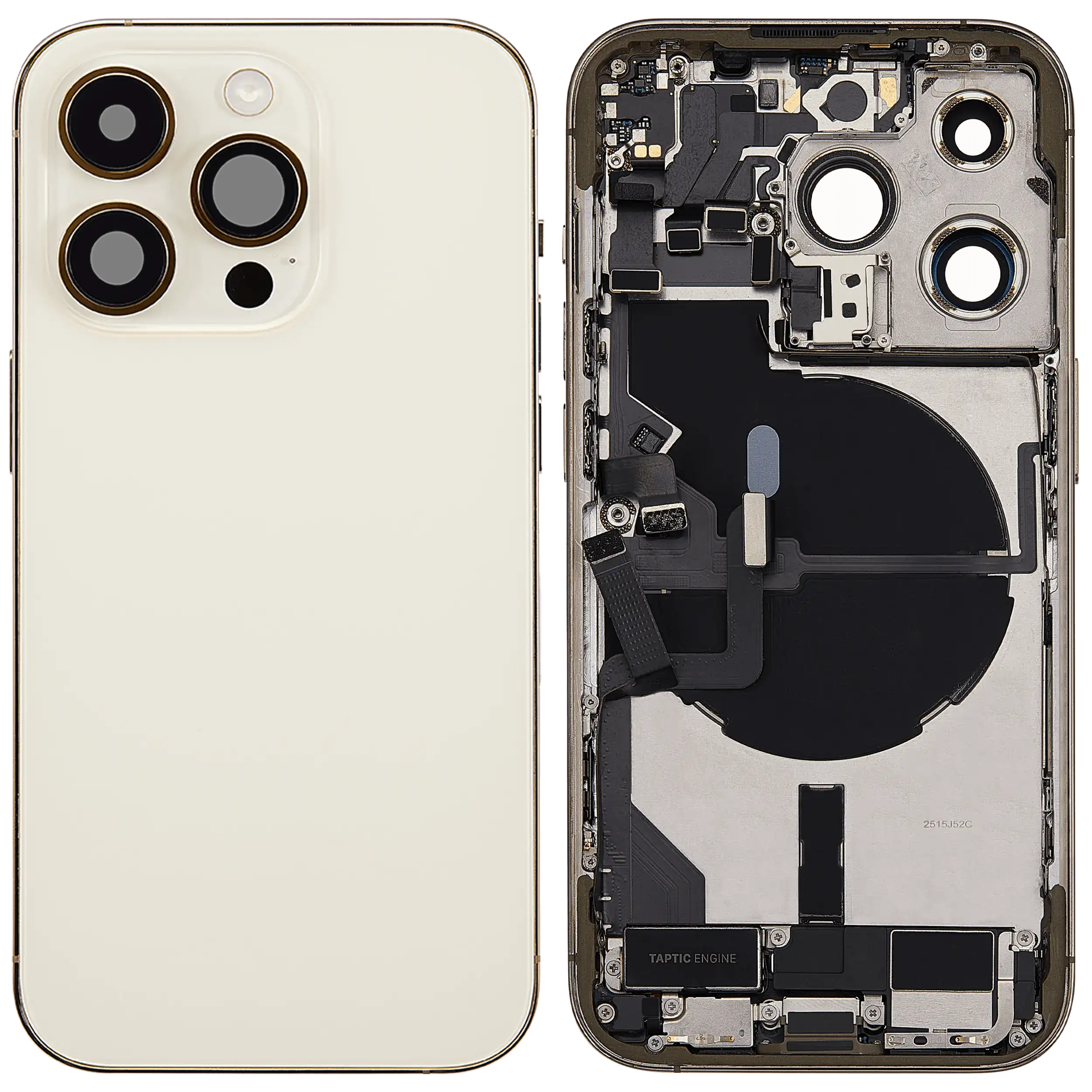 Original Apple-Ausbau A gebraucht – iPhone 14 Pro Backcover/Rahmen Gold