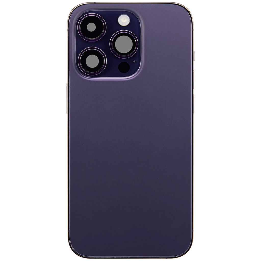 Original Apple-Ausbau A gebraucht – iPhone 14 Pro Backcover/Rahmen Deep Violett