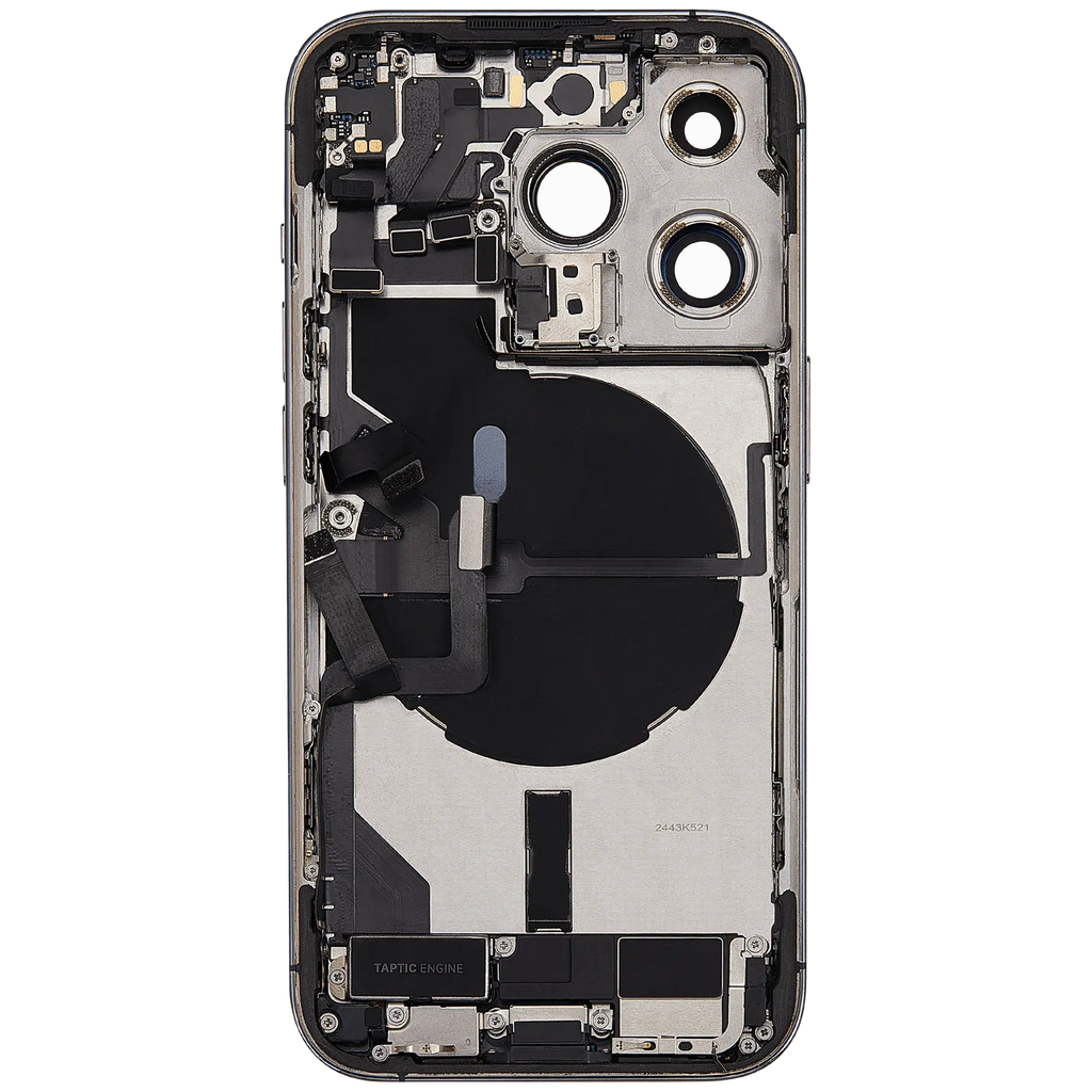 Original Apple-Ausbau A gebraucht – iPhone 14 Pro Backcover/Rahmen Deep Violett