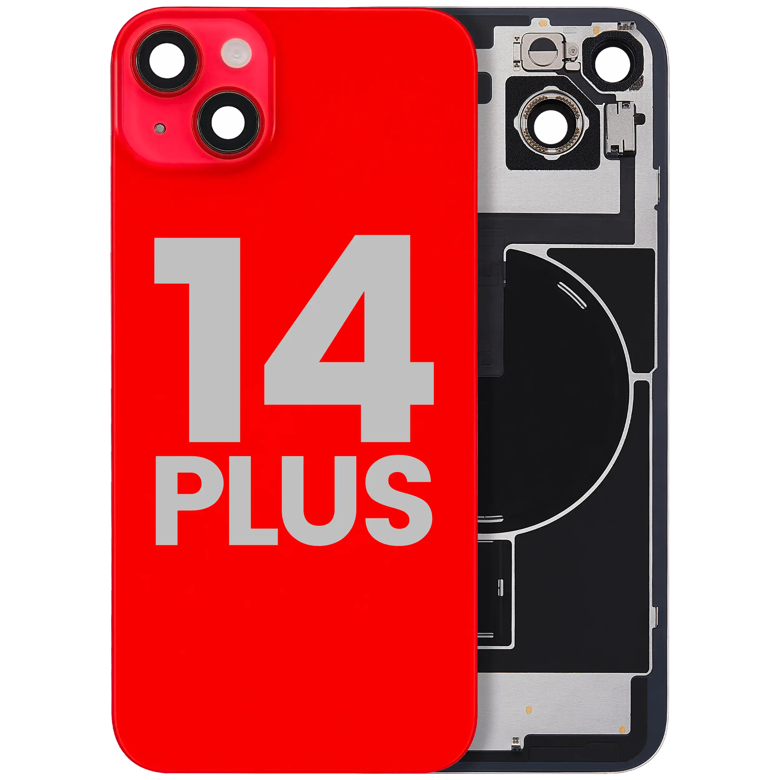 Original Apple-Ausbau C gebraucht – iPhone 14 Plus Backcover Rot