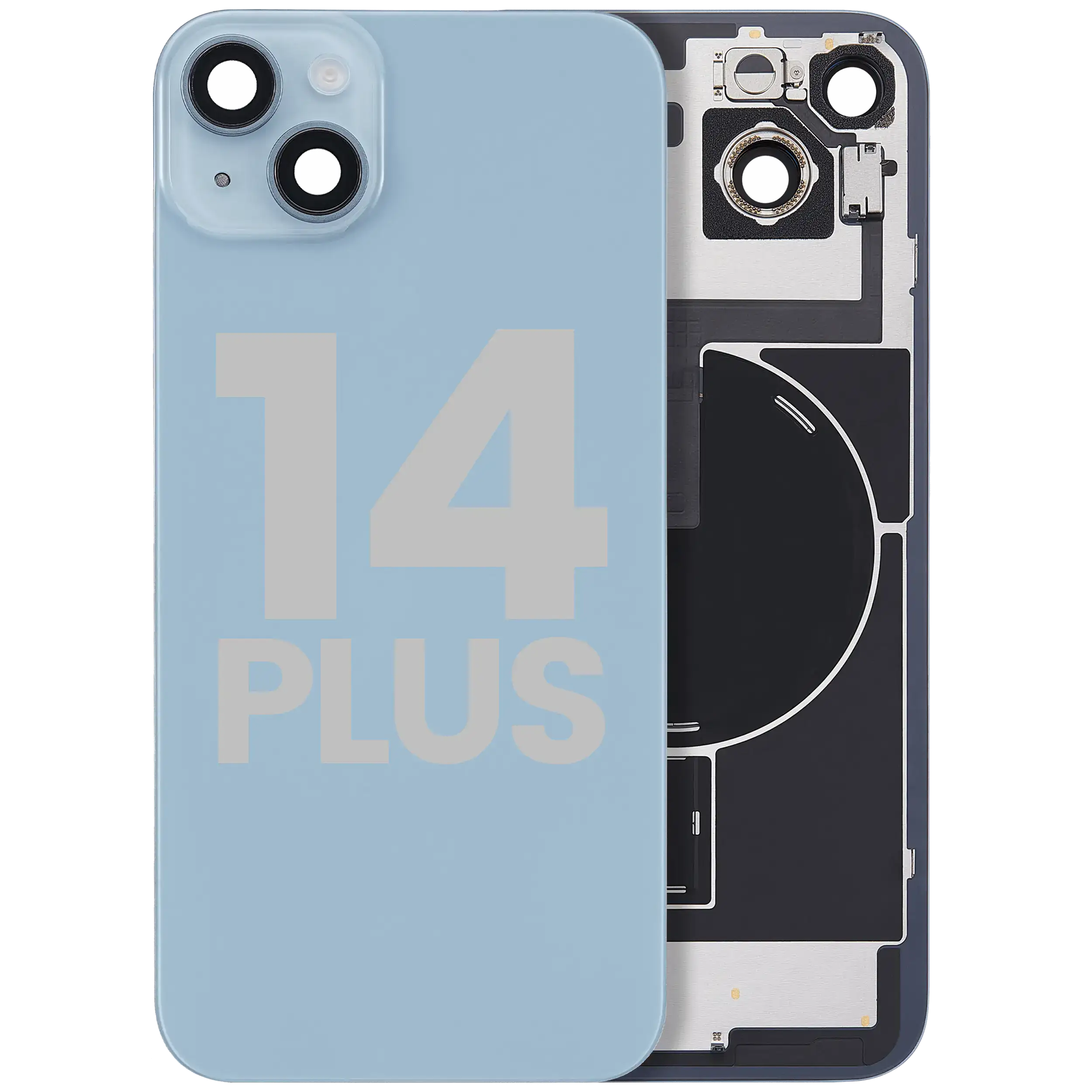 Original Apple-Ausbau B gebraucht – iPhone 14 Plus Backcover Blau