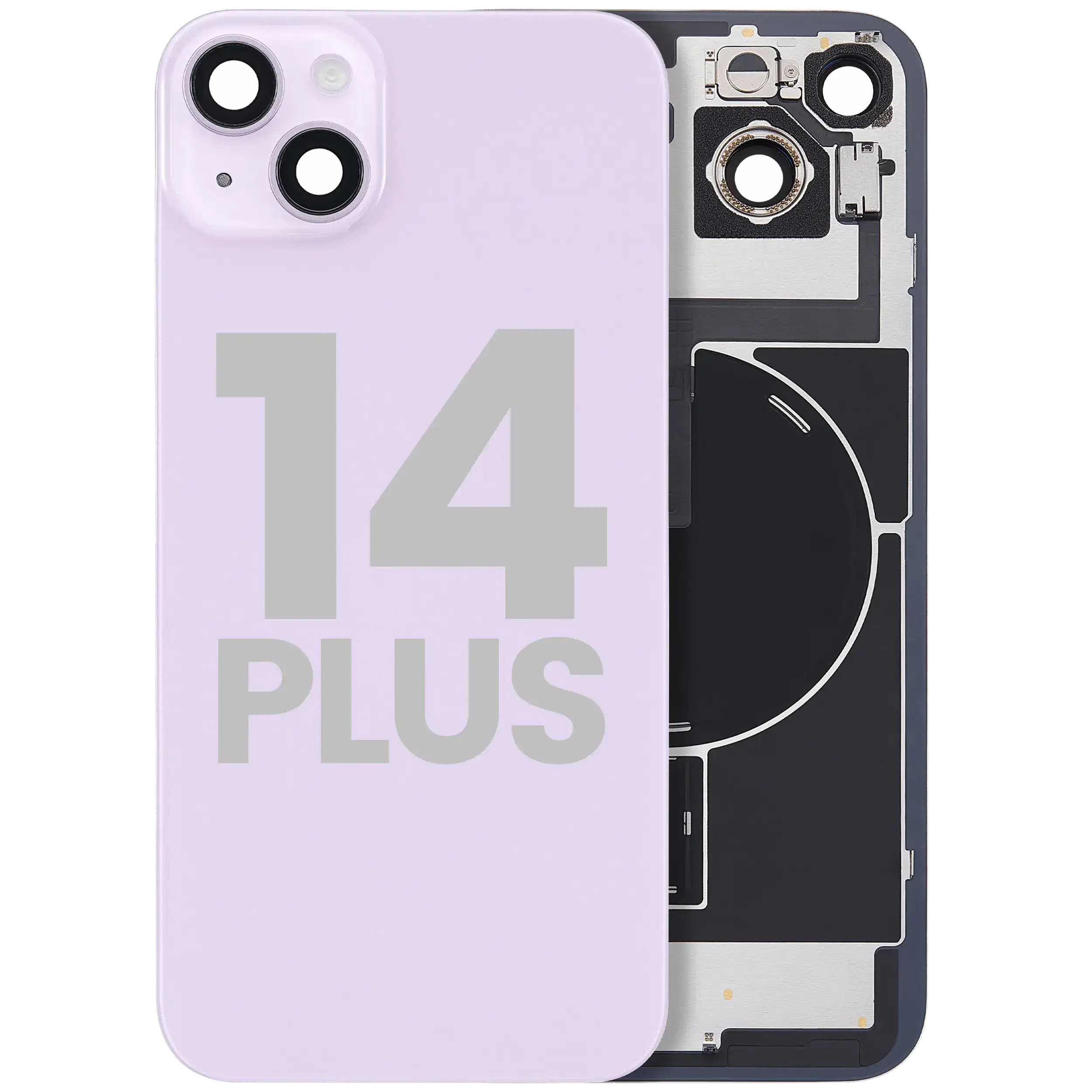 Original Apple-Ausbau B gebraucht – iPhone 14 Plus Backcover Violett