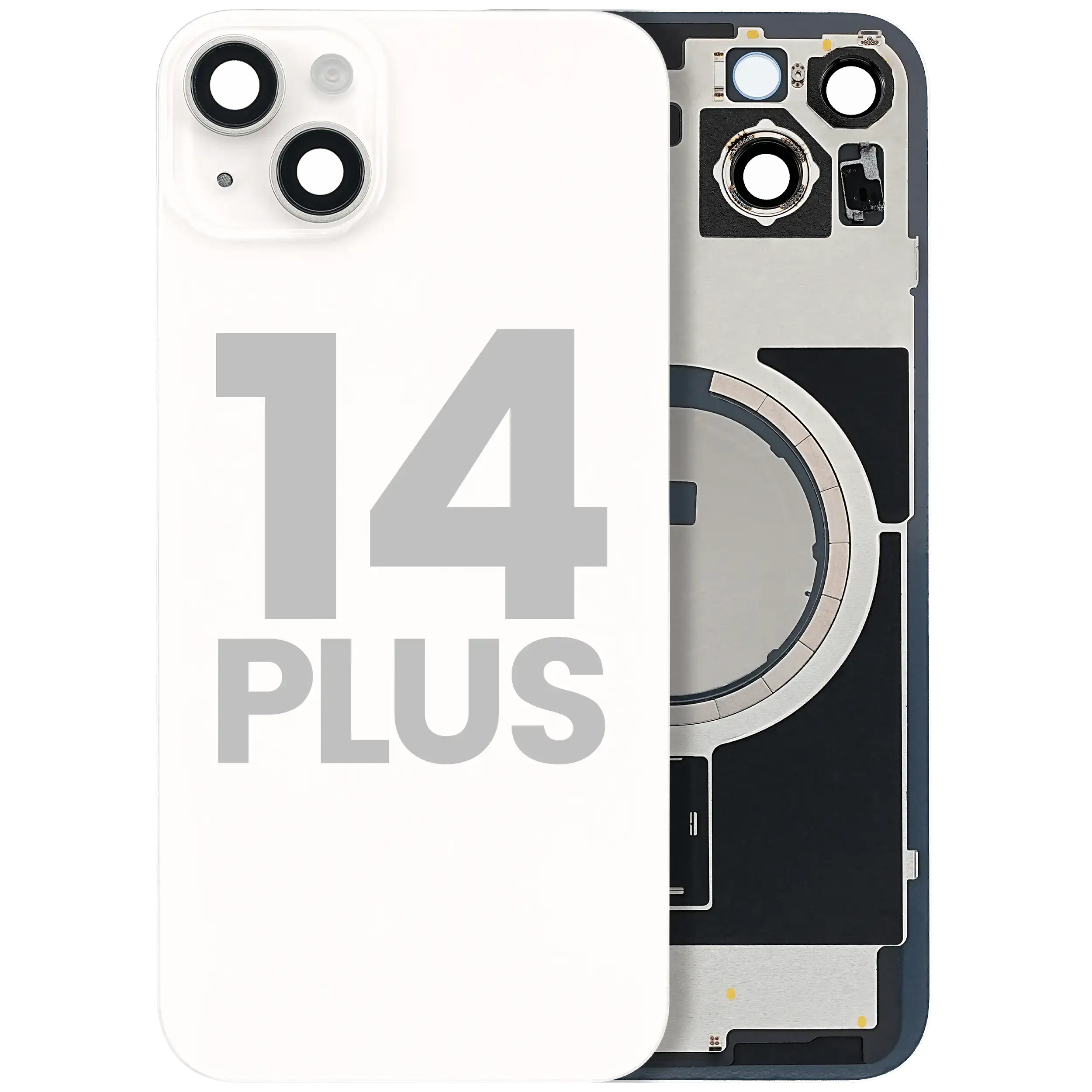 Apple iPhone 14 Plus Backcover mit MagSafe Starlight (gebrauchter OEM-Ausbau A)