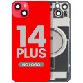 Backcover mit MagSafe Magnet für iPhone 14 Plus (Aftermarket) (Rot) (ohne Logo)