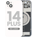 Back Cover with MagSafe Magnet for iPhone 14 Plus (Aftermarket) (Starlight) (No Logo)