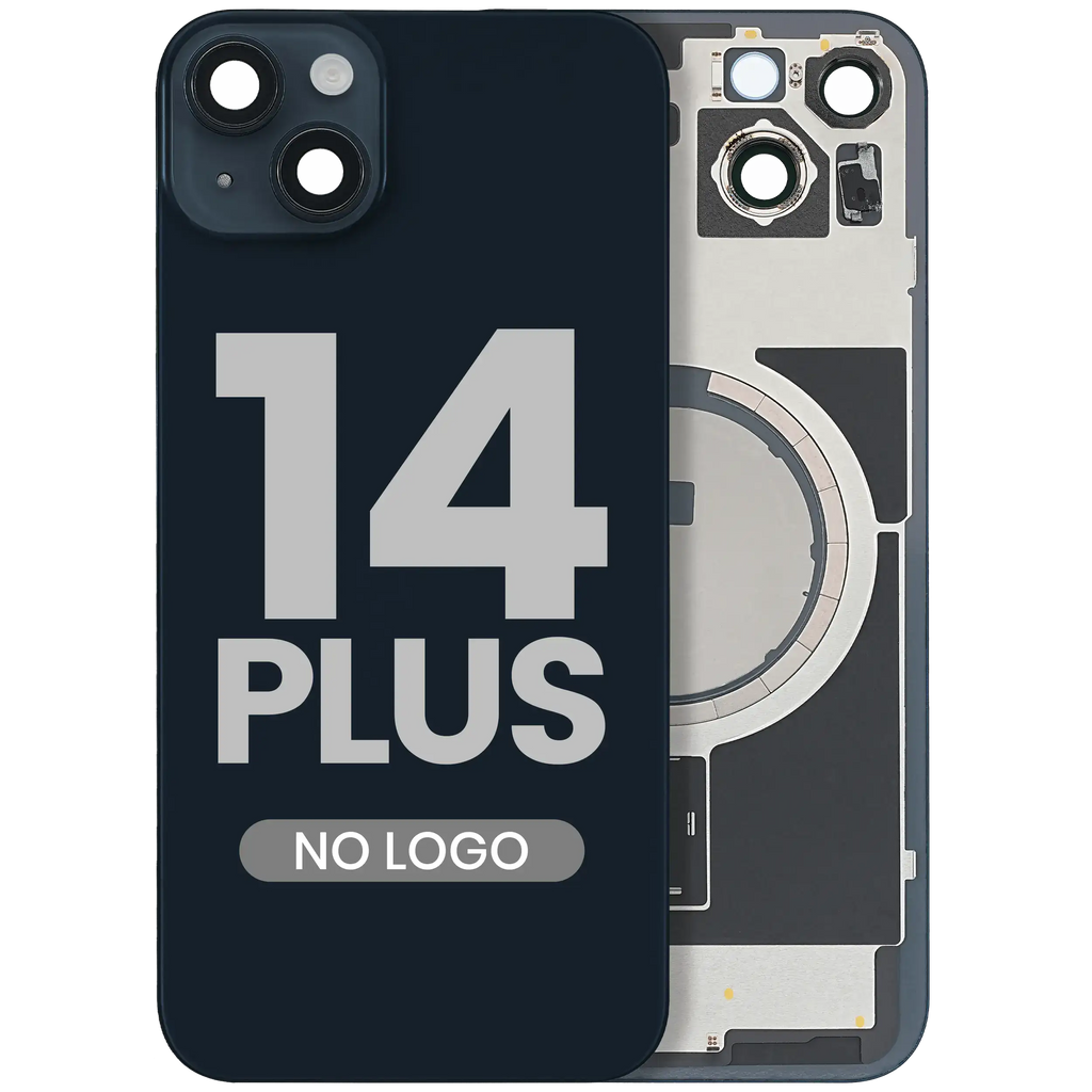 Back Cover with MagSafe Magnet for iPhone 14 Plus (Aftermarket, Midnight, No Logo)