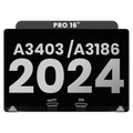 LCD Display MacBook Pro 16 inch A3403/A3186 (Late 2024) (used OEM removal, Grade A) (Space Black)
