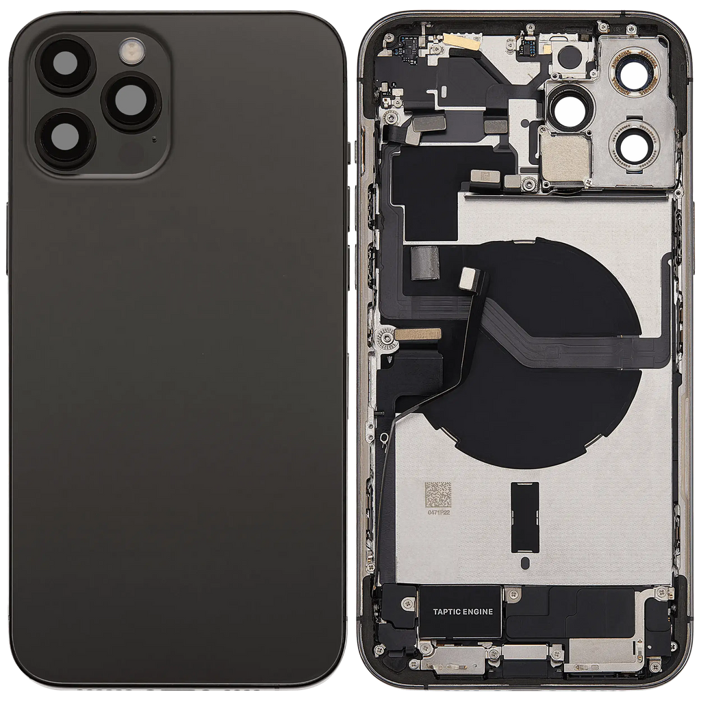 Original Apple-Ausbau C gebraucht – iPhone 12 Pro Max Backcover/Rahmen Graphit