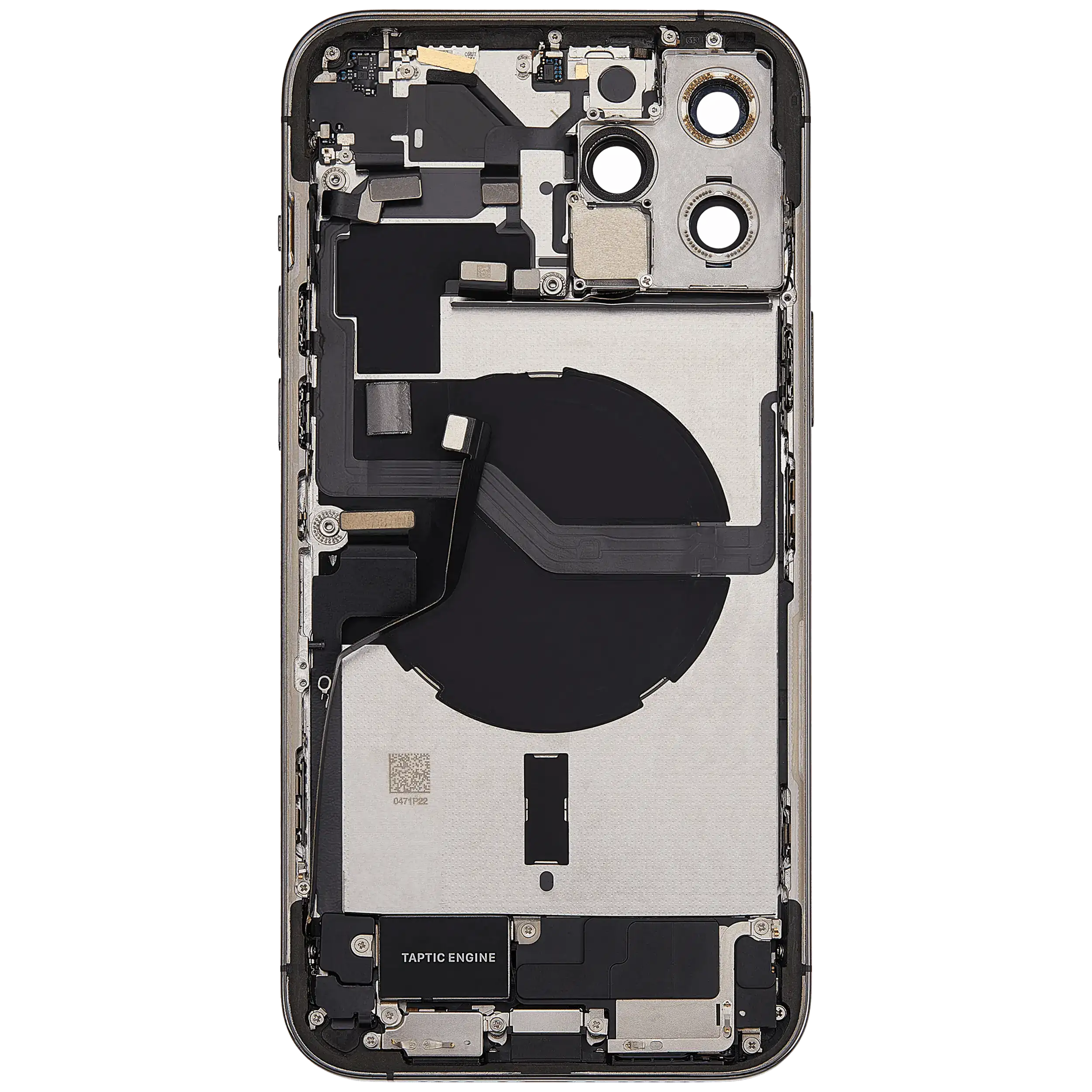 Original Apple-Ausbau C gebraucht – iPhone 12 Pro Max Backcover/Rahmen Graphit