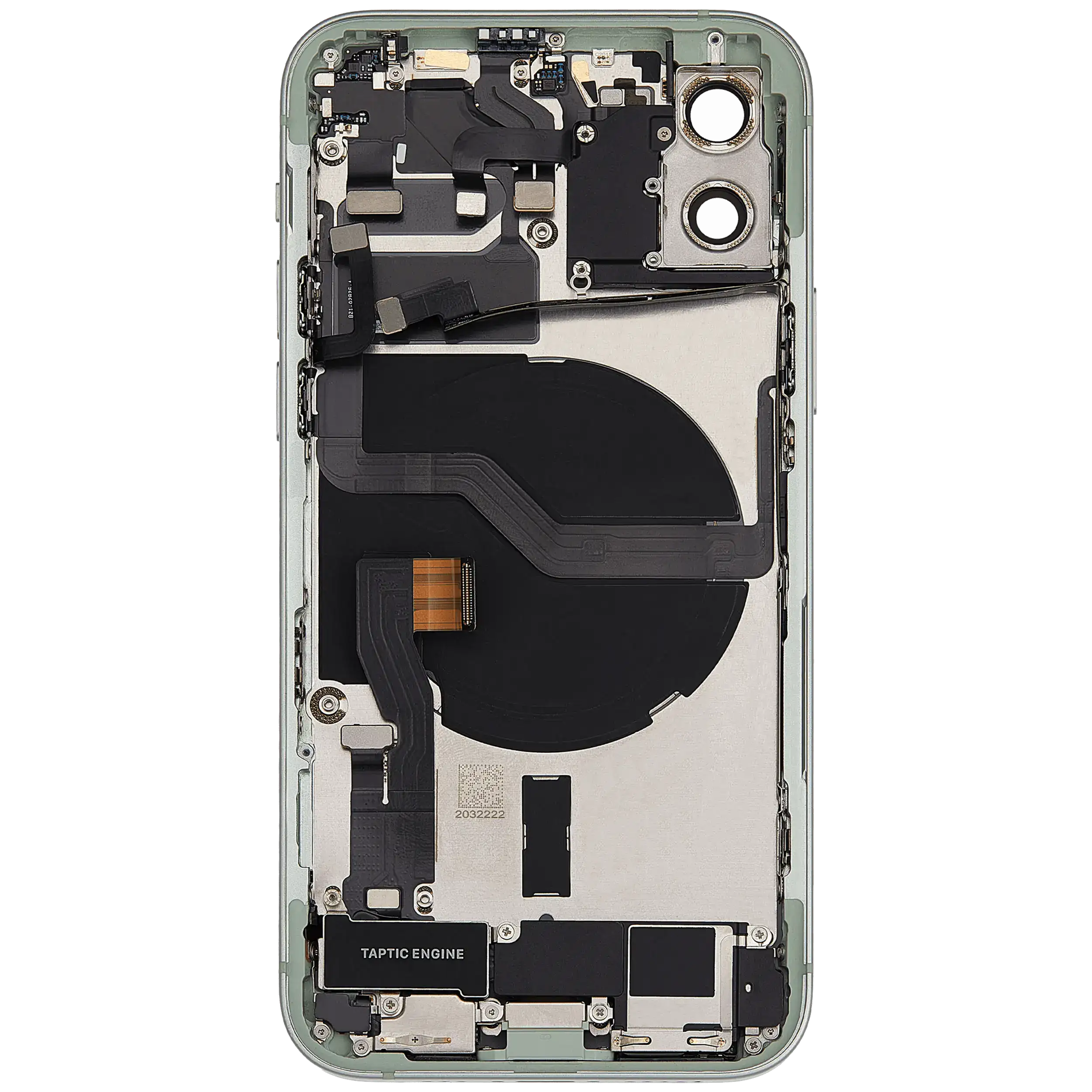 Original Apple-Ausbau C gebraucht – iPhone 12 US Version Backcover/Rahmen Grün