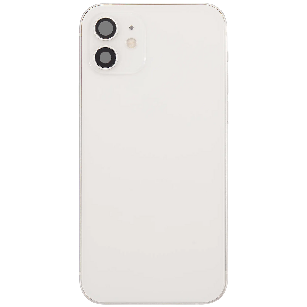 Original Apple-Ausbau B gebraucht – iPhone 12 US Version Backcover/Rahmen Weiß