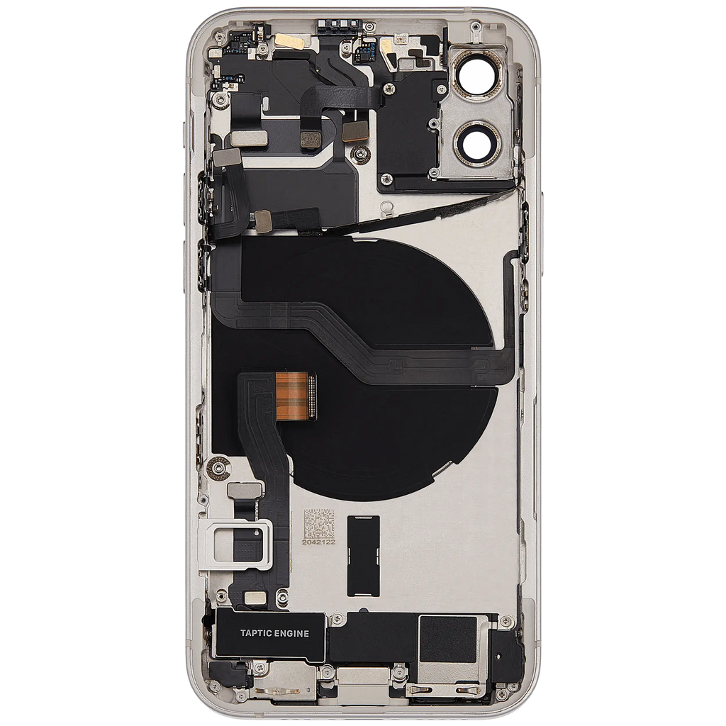 Original Apple-Ausbau B gebraucht – iPhone 12 US Version Backcover/Rahmen Weiß