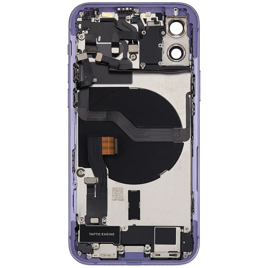 Original Apple-Ausbau B gebraucht – iPhone 12 Backcover/Rahmen Violett
