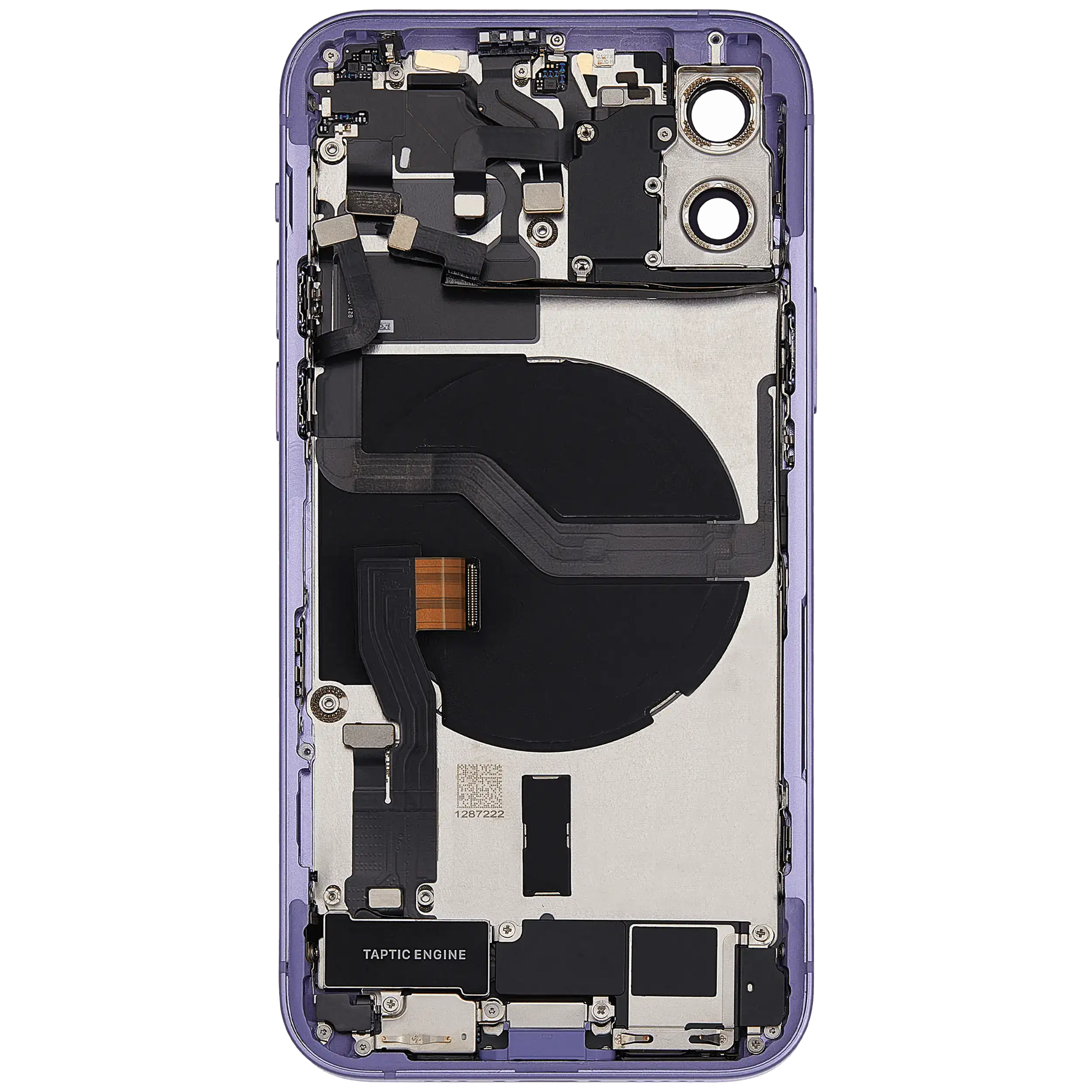 Original Apple-Ausbau B gebraucht – iPhone 12 Backcover/Rahmen Violett