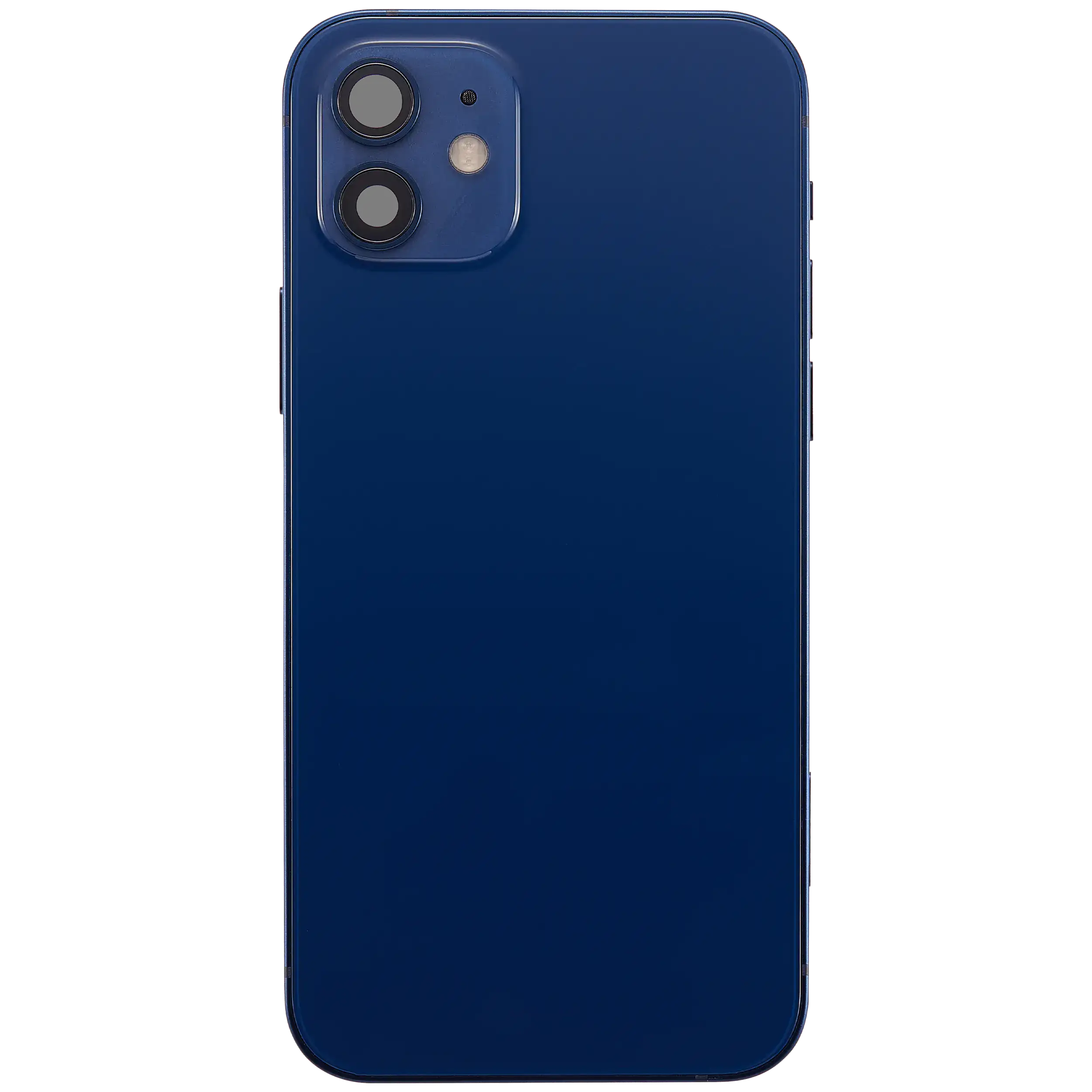 Original Apple-Ausbau B gebraucht – iPhone 12 US Version Backcover/Rahmen Blau